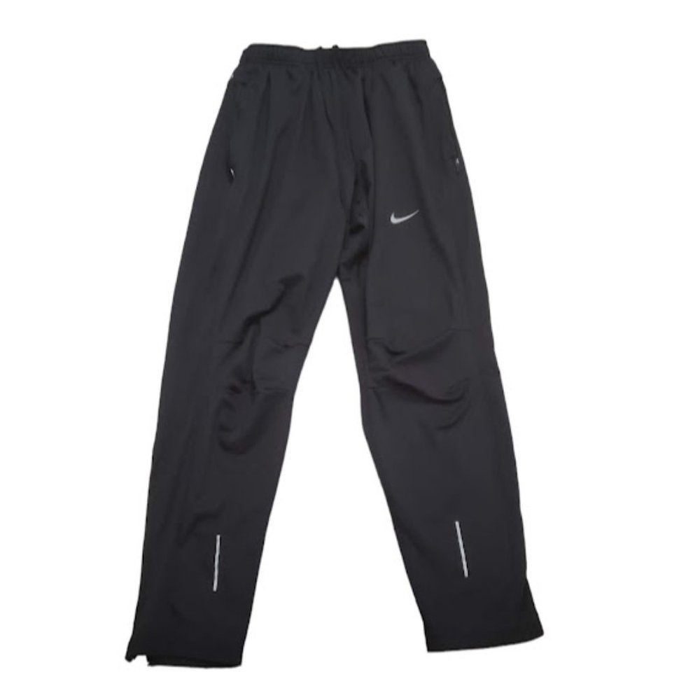 Nike Dri-Fit Women XL Black Zipper Pockets Elastic Waist Jogger Sweatpants
